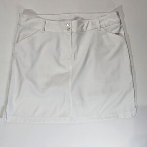 Callaway Golf Skort Womens 14‎ White Opti-Dri Athletic Mesh Lined Capsule Wear